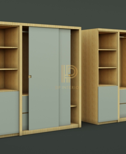 TỦ GỖ QUẦN ÁO DPINTERIOR